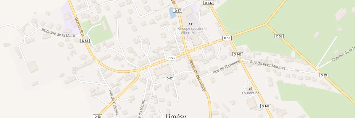 Plan du 129 Rue Grande Rue à Limésy