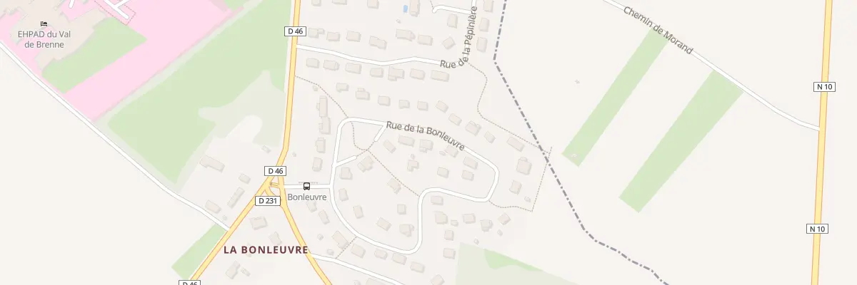 Plan du 24 Rue de la Bonleuvre à Auzouer-en-Touraine