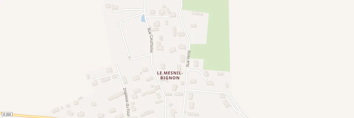 Plan du 3 Rue Verte à Ectot-l’Auber