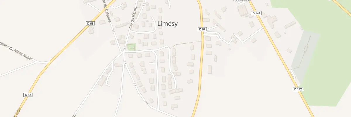 Plan du 25 Rue les Pres du Calvaire à Limésy