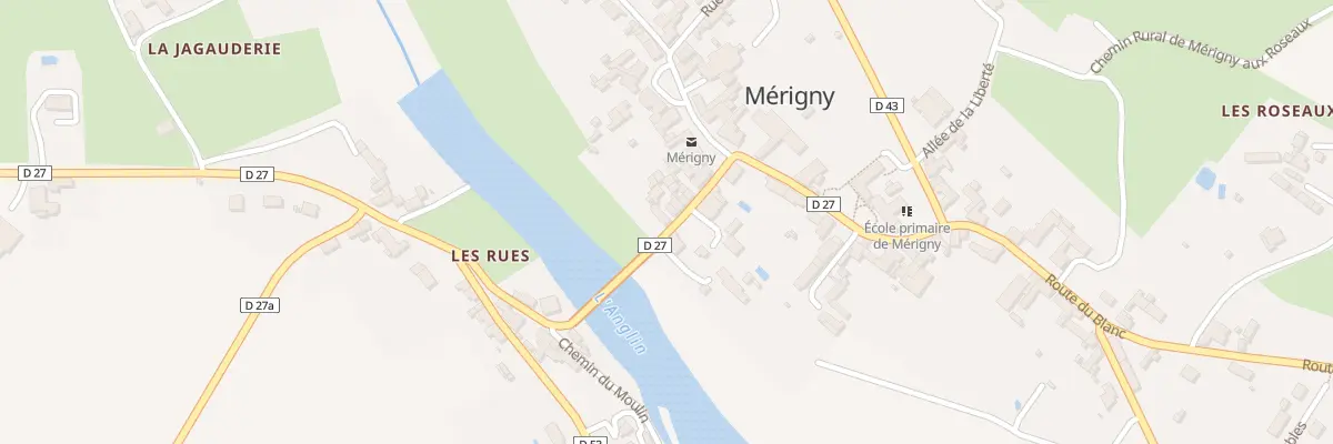 Plan du 14 Rue du Pont à Mérigny