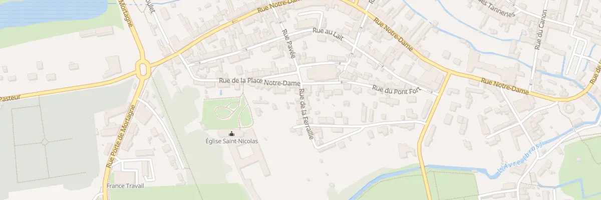 Plan du 12 Rue de la Ferraille à Verneuil d’Avre et d’Iton