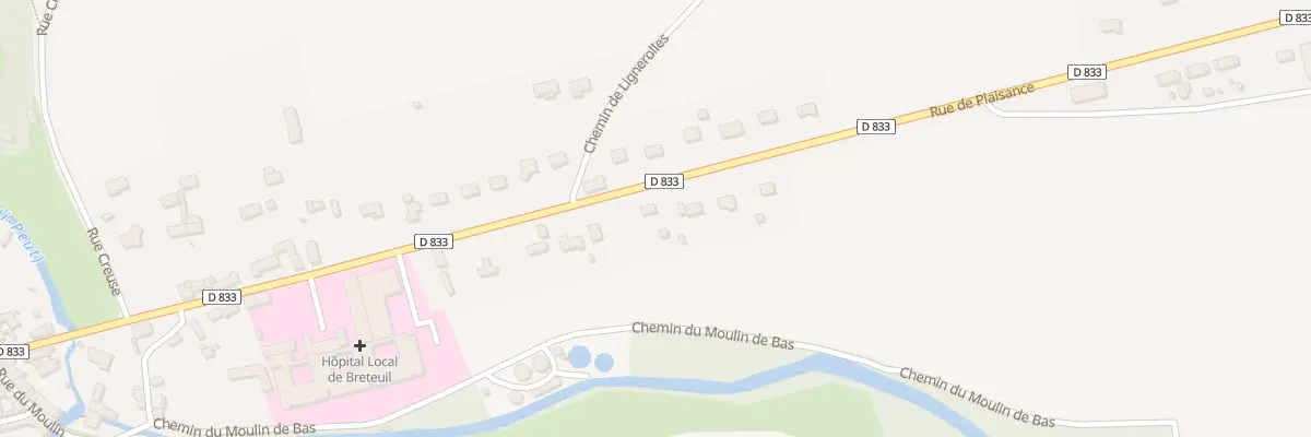 Plan du 158 Rue de Plaisance à Breteuil