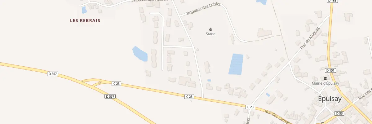 Plan du 4 Rue des Acacias à Épuisay