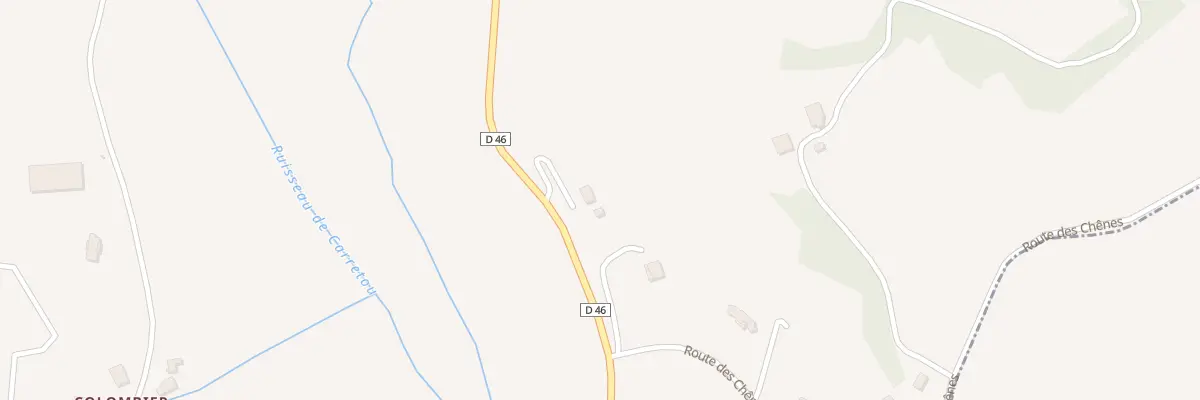 Plan du 310 Rte du Ruisseau à Gasques