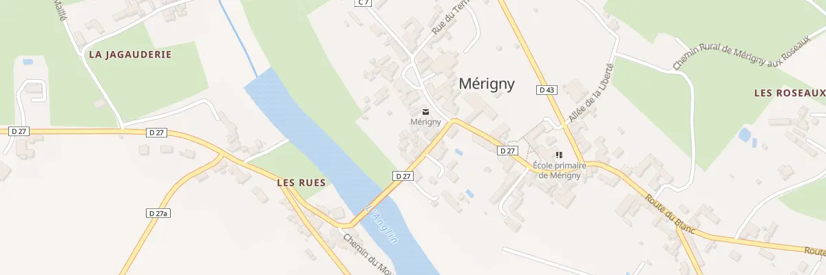 Plan du 10 Rue du Pont à Mérigny