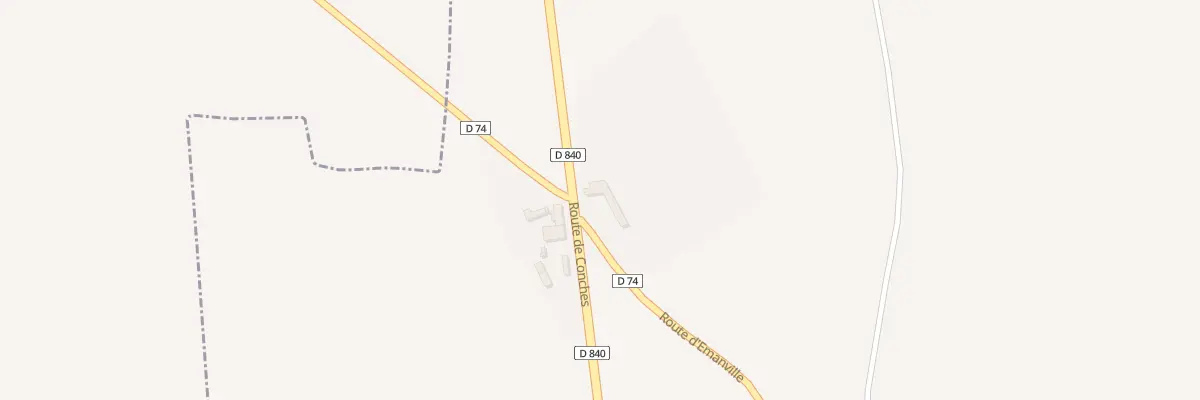 Plan du 60 Rte de Conches à Ormes