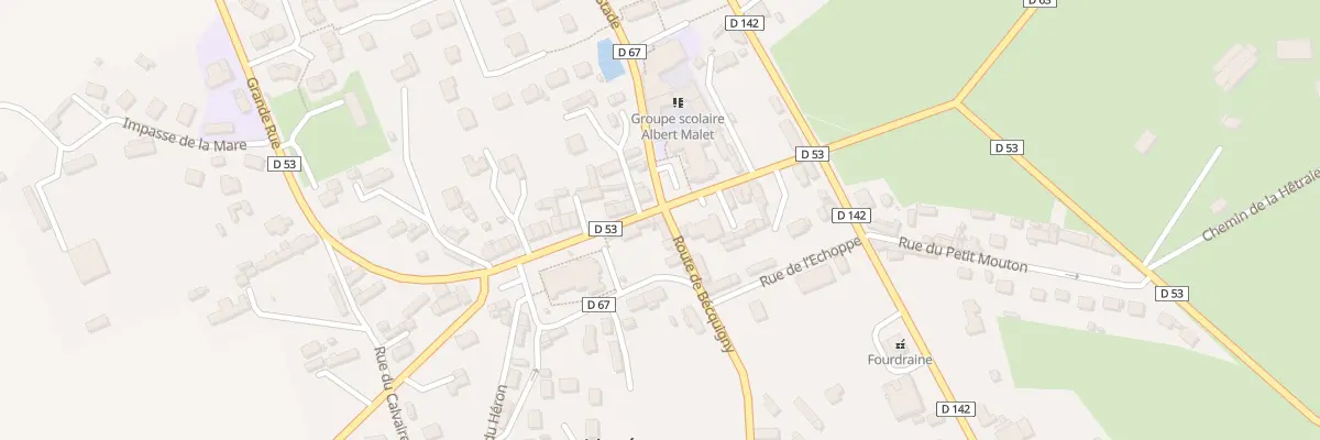 Plan du 2 Rte de Becquigny à Limésy