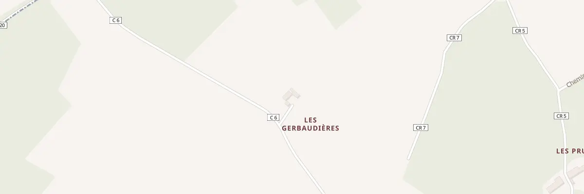 Plan du 1 Les Gerbaudieres à Lurais