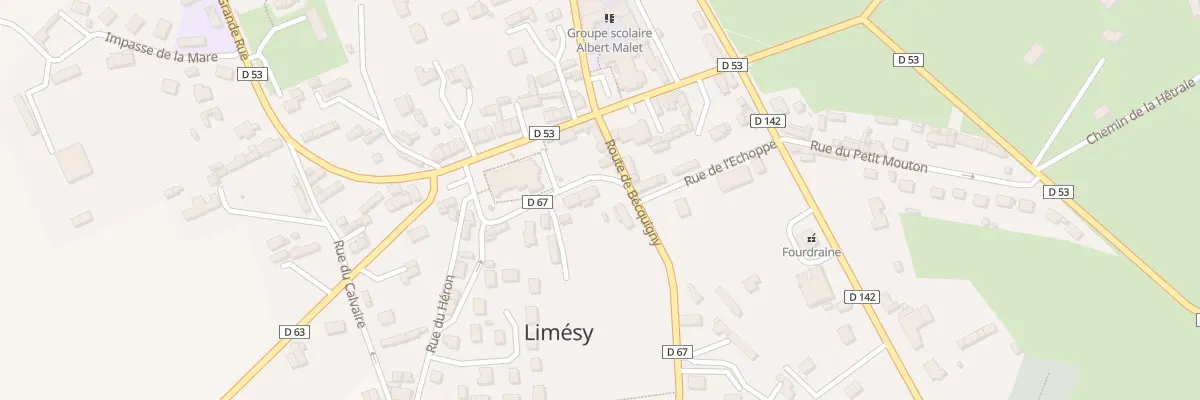 Plan du 100 Rue de la Liberté à Limésy