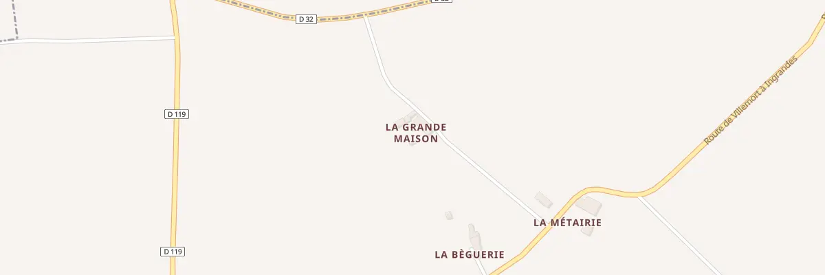Plan du 5019 La Grande Maison à Villemort