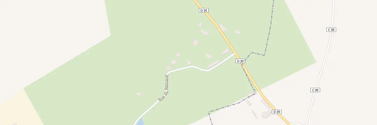 Plan du 2 Rue du Ressault au Neubourg