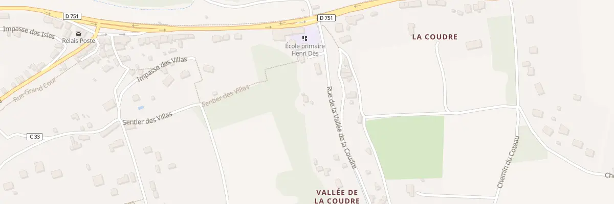 Plan du 2 Vallée de la Coudre à Lussault-sur-Loire