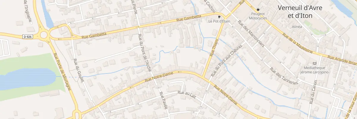 Plan du 2672 Rue Notre-dame à Verneuil d’Avre et d’Iton