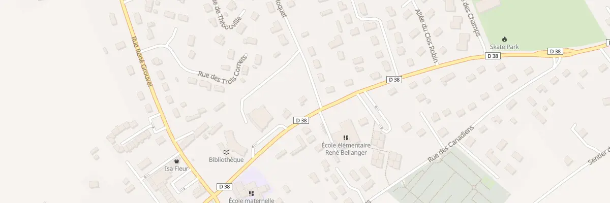 Plan du 7 Rue de la Croix du Gland à Bosroumois