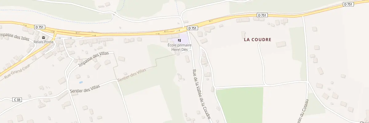 Plan du 2A Rue Vallee de la Coudre à Lussault-sur-Loire