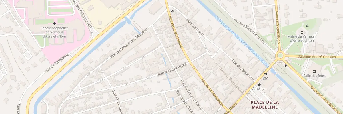 Plan du 93 Rue du Docteur Fabre à Verneuil d’Avre et d’Iton