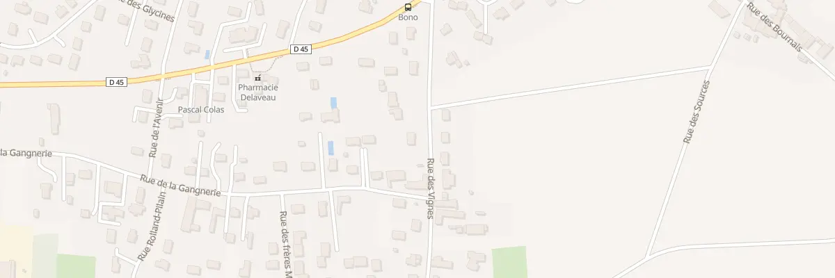 Plan du 10 Rue des Vignes à Athée-sur-Cher