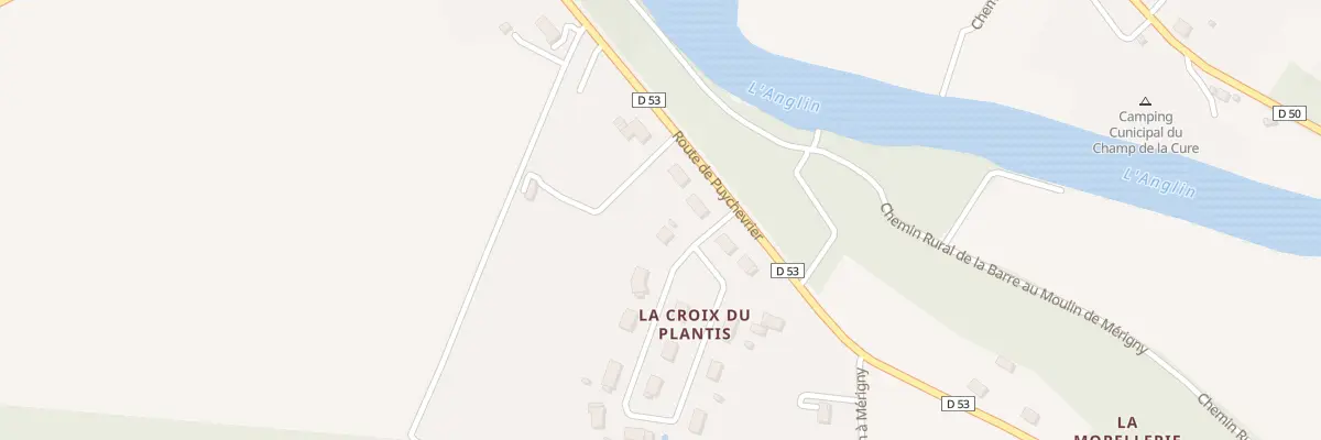 Plan du 9 La Croix du Plantis à Mérigny