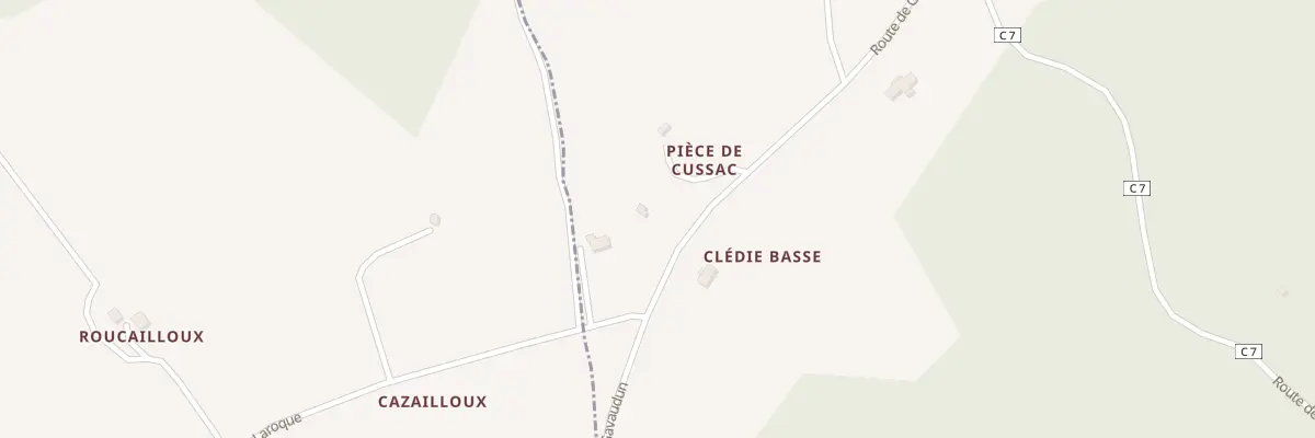 Plan du 282 Rte de Gavaudun à Blanquefort-sur-Briolance