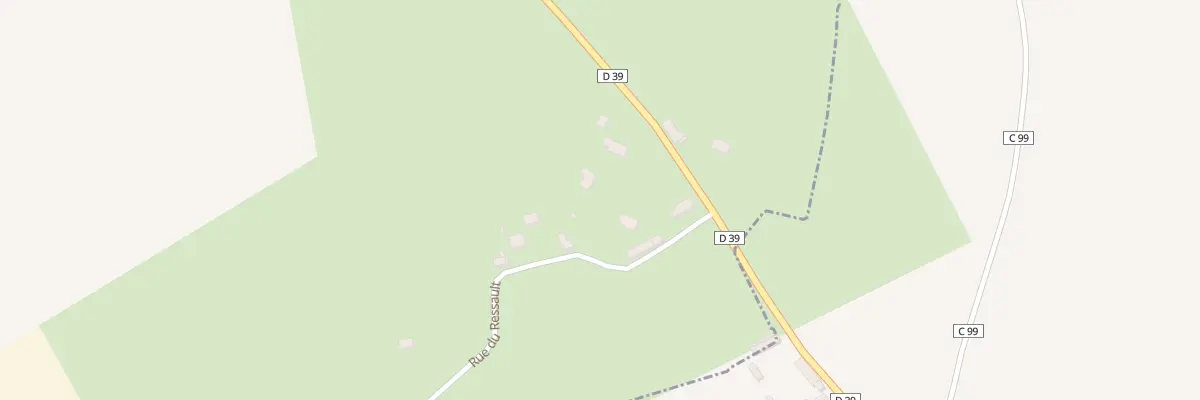 Plan du 2B Rue du Ressault au Neubourg