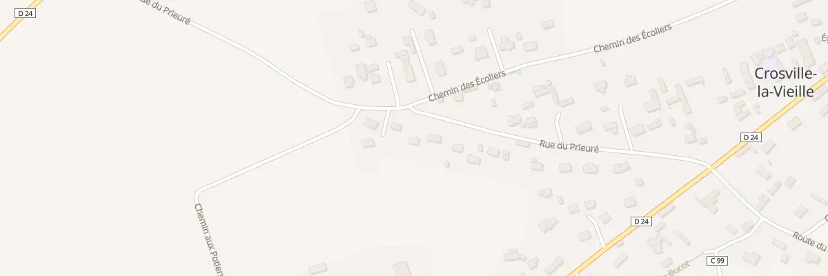 Plan du 21 Rue du Prieuré à Crosville-la-Vieille