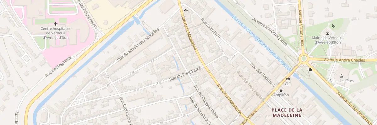 Plan du 107 Rue du Docteur Fabre à Verneuil d’Avre et d’Iton