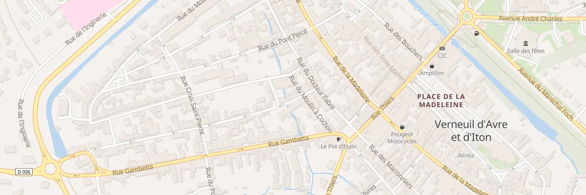Plan du 48 Rue Porte de Bourth à Verneuil d’Avre et d’Iton