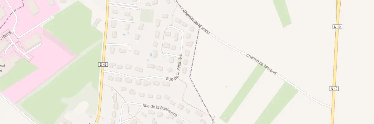 Plan du 17 Rue de la Pépinière à Auzouer-en-Touraine