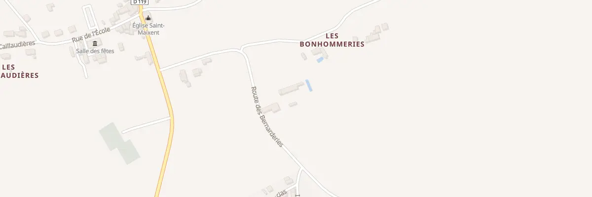 Plan du 3 Rte des Bernarderies à Villemort