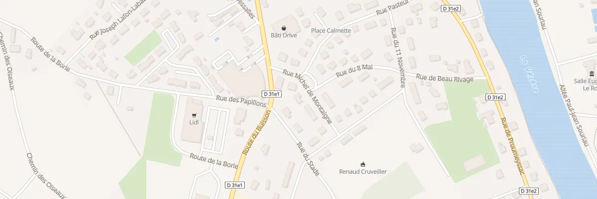 Plan du 426A Rue Michel Montaigne au Bugue