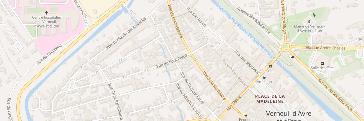 Plan du 12 Rue du Télégraphe à Verneuil d’Avre et d’Iton