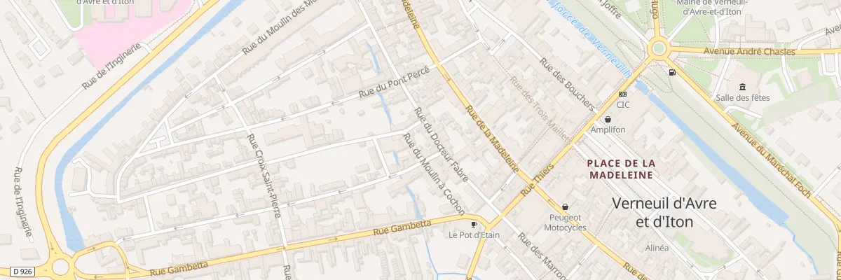 Plan du 198 Rue du Docteur Fabre à Verneuil d’Avre et d’Iton