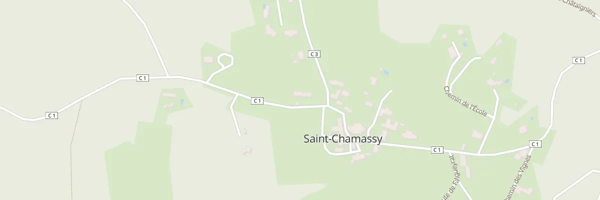 Plan du 50 Rte de Pécany à Saint-Chamassy