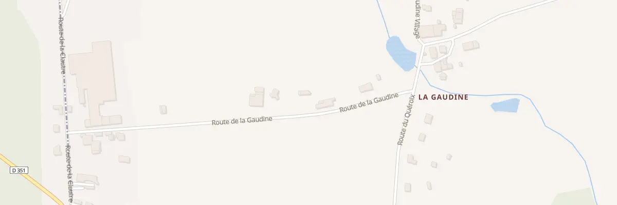 Plan du 45 Rte de la Gaudine à Saint-Brice-sur-Vienne