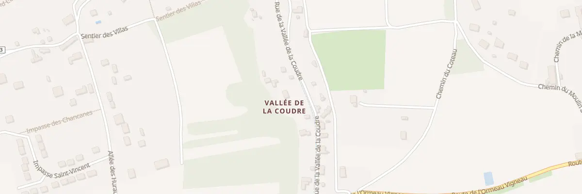 Plan du 8 Rue Vallee de la Coudre à Lussault-sur-Loire