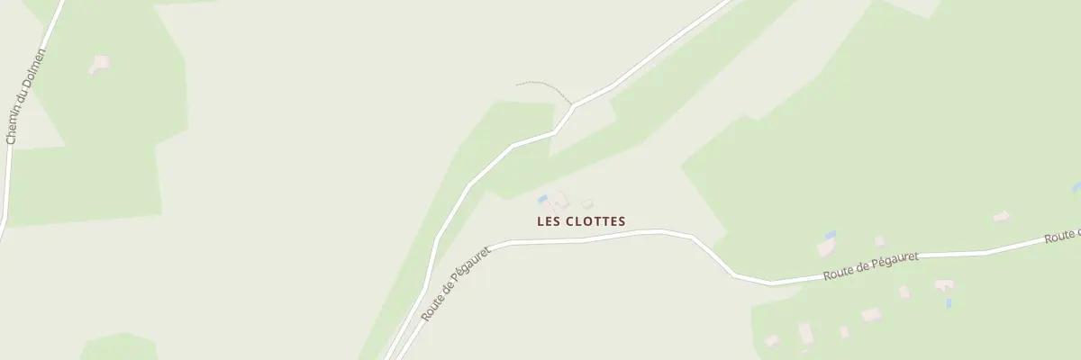 Plan du 2500 Rte de Pégauret à Saint-Chamassy