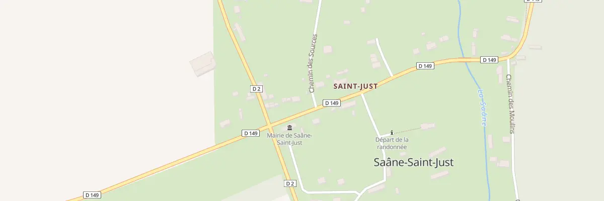 Plan du 1 Che des Sources à Saâne-Saint-Just