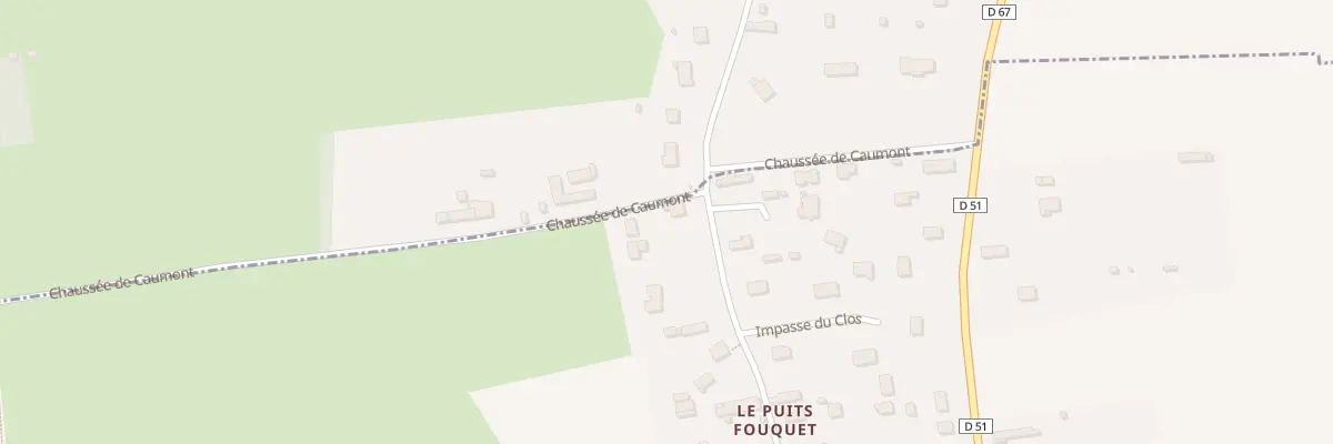Plan du 53 Rue du Puits Fouquet à Sahurs