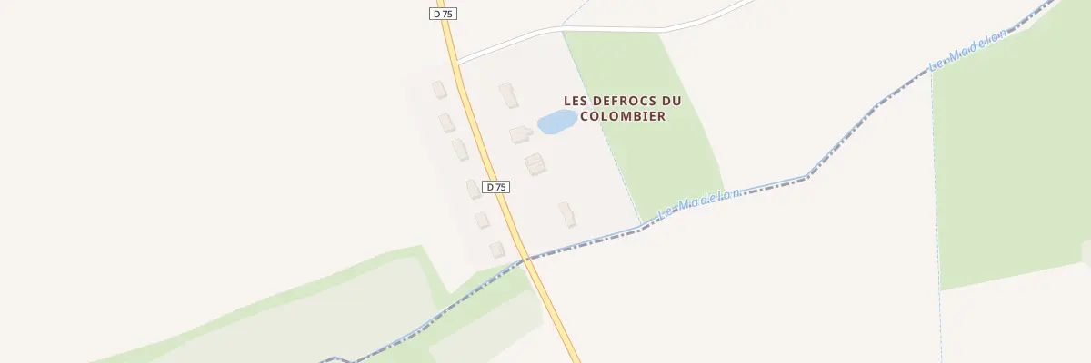 Plan du 5266 Les Defrocs du Colombier à Neuillé-le-Lierre