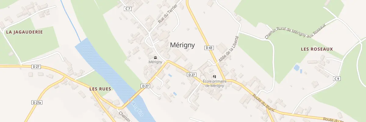 Plan du 1 Rue de la Mairie à Mérigny