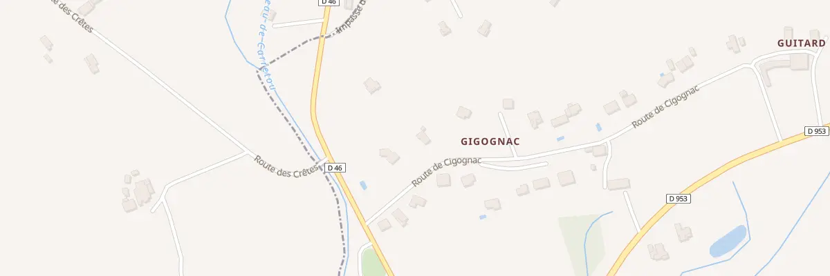 Plan du 522 Rte de Cigognac à Saint-Clair