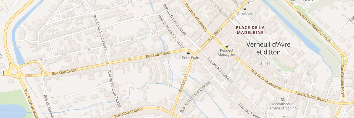 Plan du 21 Rue Gambetta à Verneuil d’Avre et d’Iton