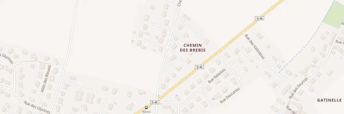 Plan du 10 Che des Brebis à Athée-sur-Cher