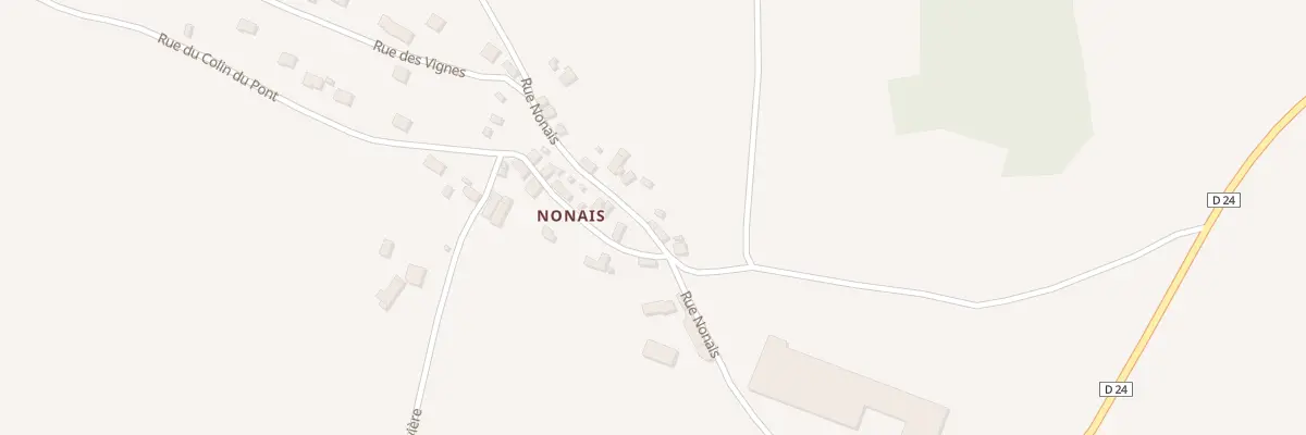 Plan du 8 Nonais à Lunay