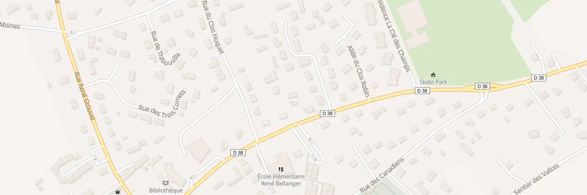 Plan du 11 Rue de la Croix du Gland à Bosroumois