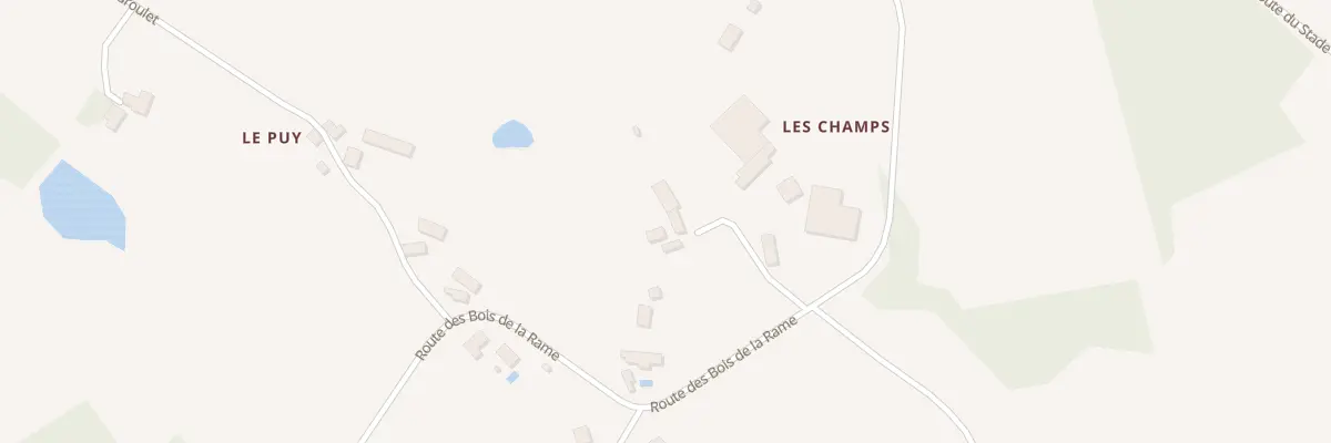 Plan du 71 Les Champs à Chalais