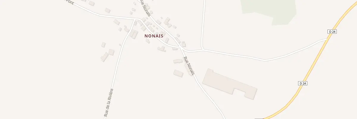Plan du 1 Nonais à Lunay