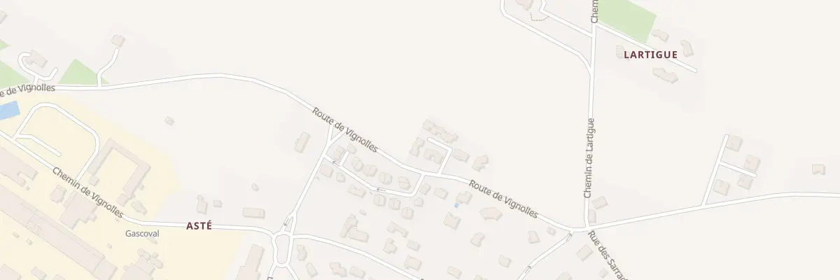 Plan du 5164 Aste à Lombez