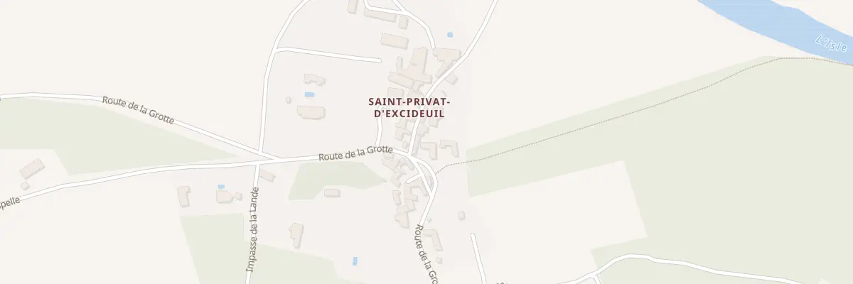 Plan du 36 Che du Château de St-Privat à Savignac-les-Églises